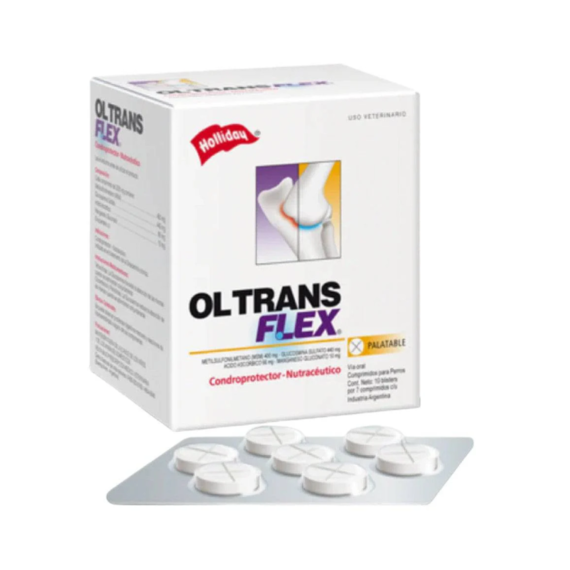 Ol Trans Flex Palatable 10 Blister de 7 Comprimidos – Plaza animal ...