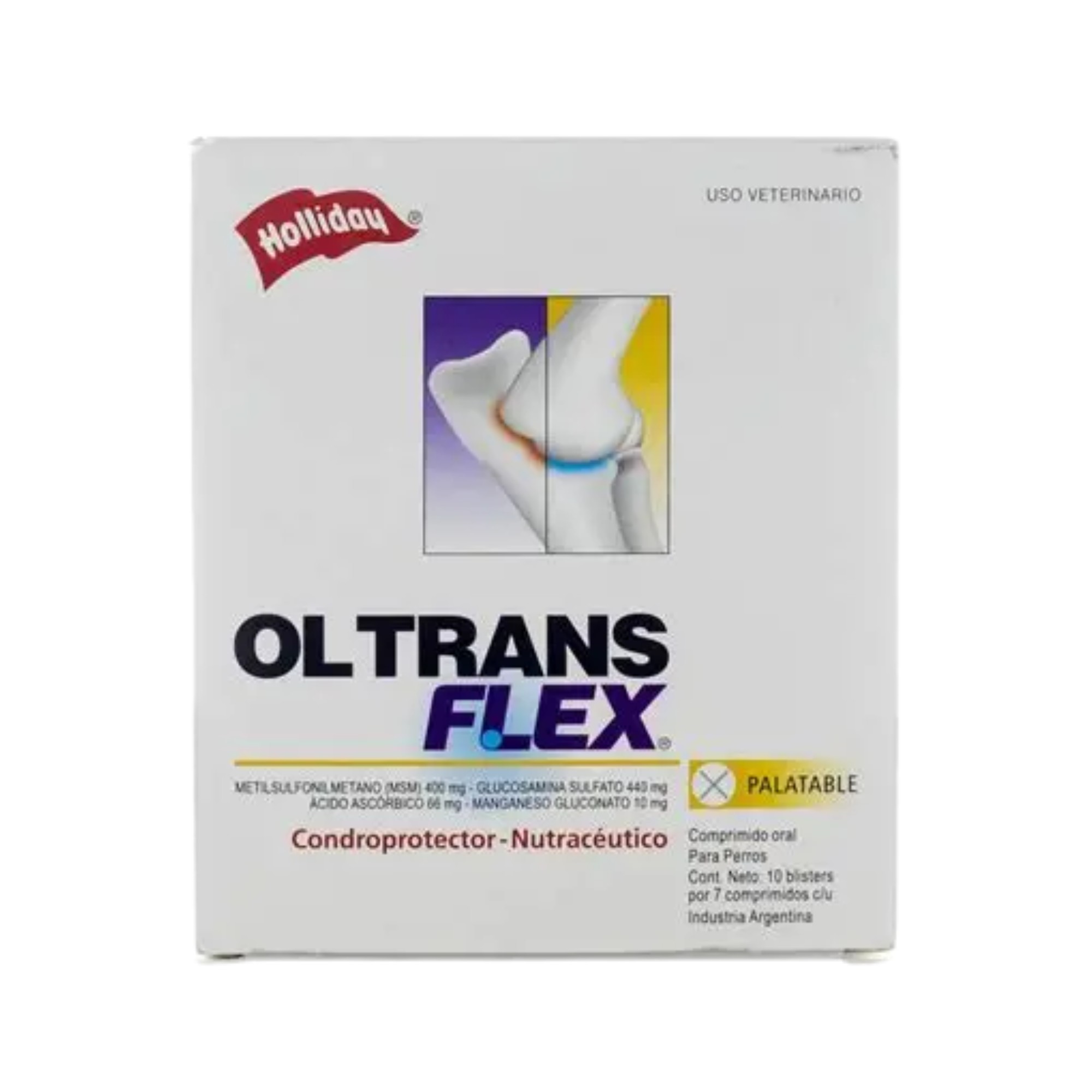 Ol 10 Ol Trans Flex Palatable 10 Blister de 7 Comprimidos – Plaza animal ...