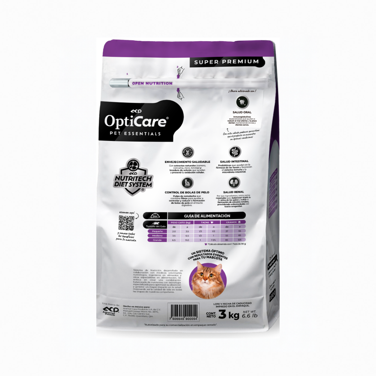 ACP Opticare Pet Essentials Gato Adulto 3 Kg