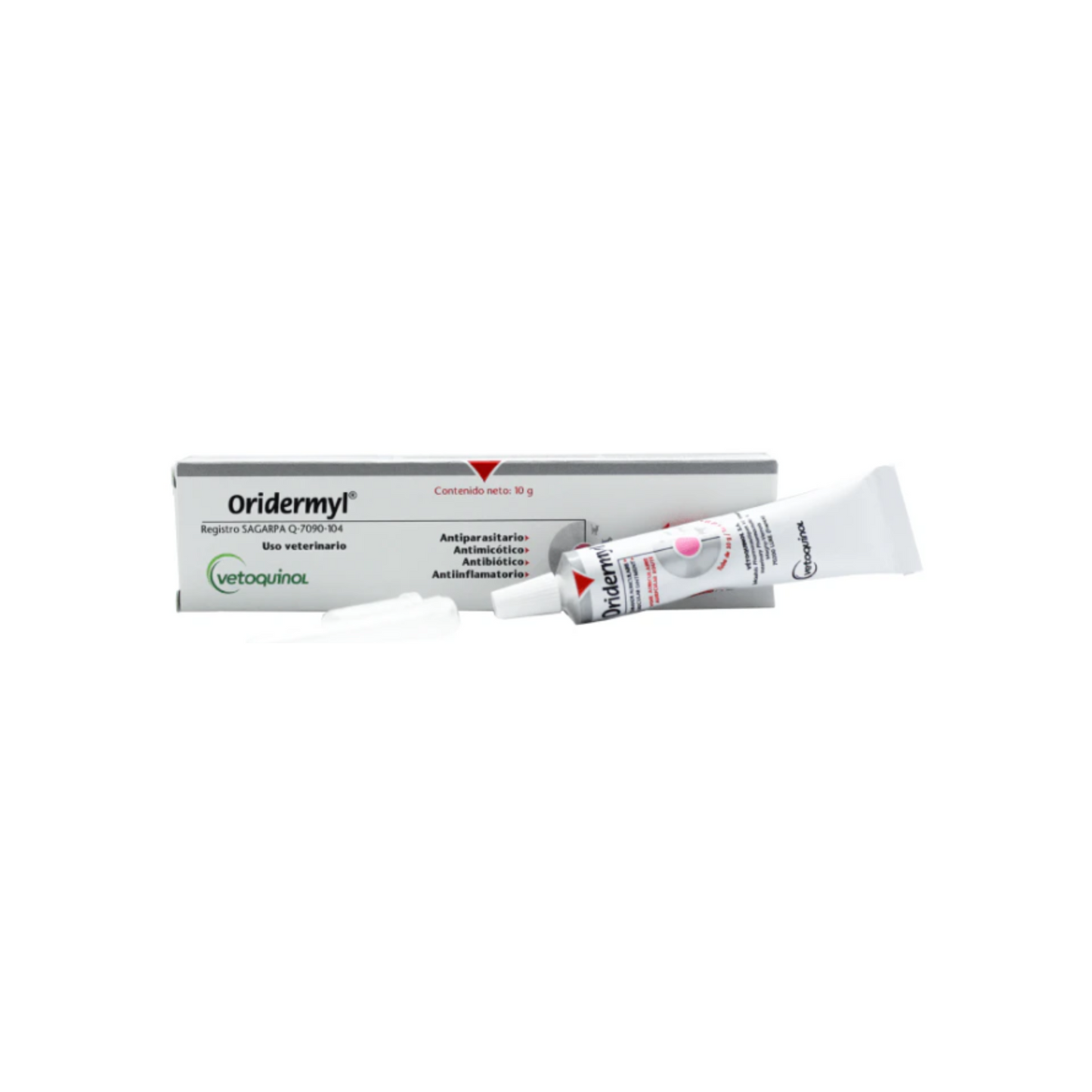 Oridermyl Pomada Tubo 10 Gr Antiinfeccioso Ótico, Vetoquinol