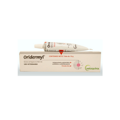 Oridermyl Pomada Tubo 10 Gr Antiinfeccioso Ótico, Vetoquinol