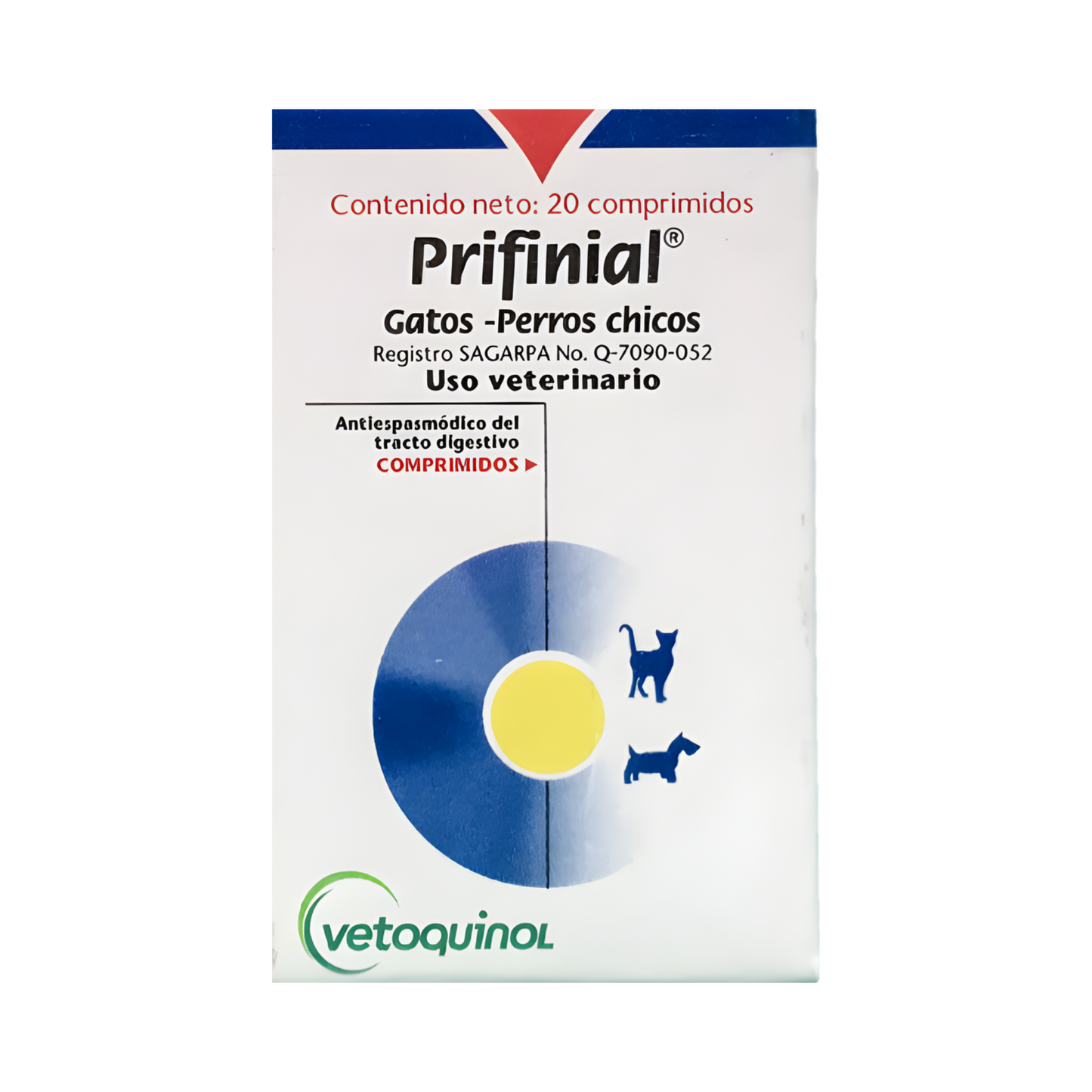 Bromuro de prifinio perros