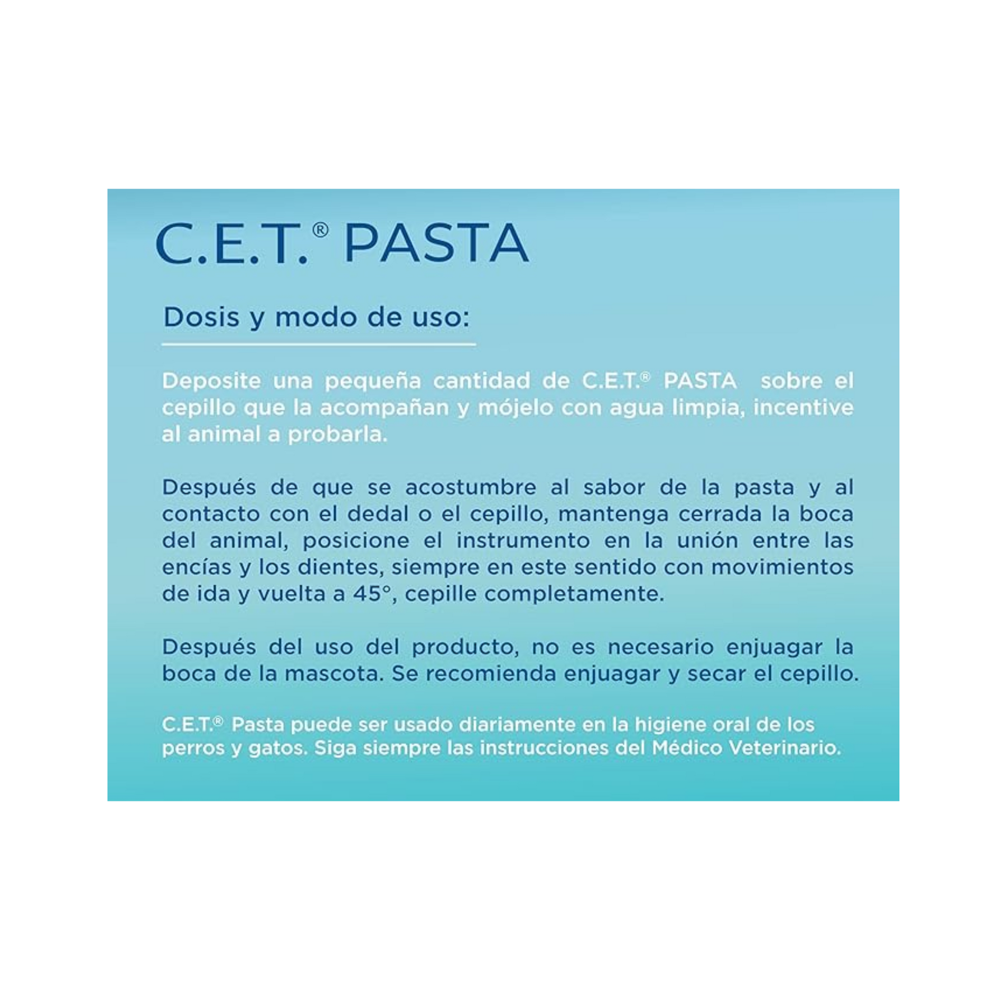 Pasta CET Virbac