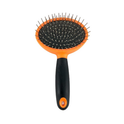 Pelu2 Cepillo Mediano Color Naranja con Cerdas Metalicas Redondeadas