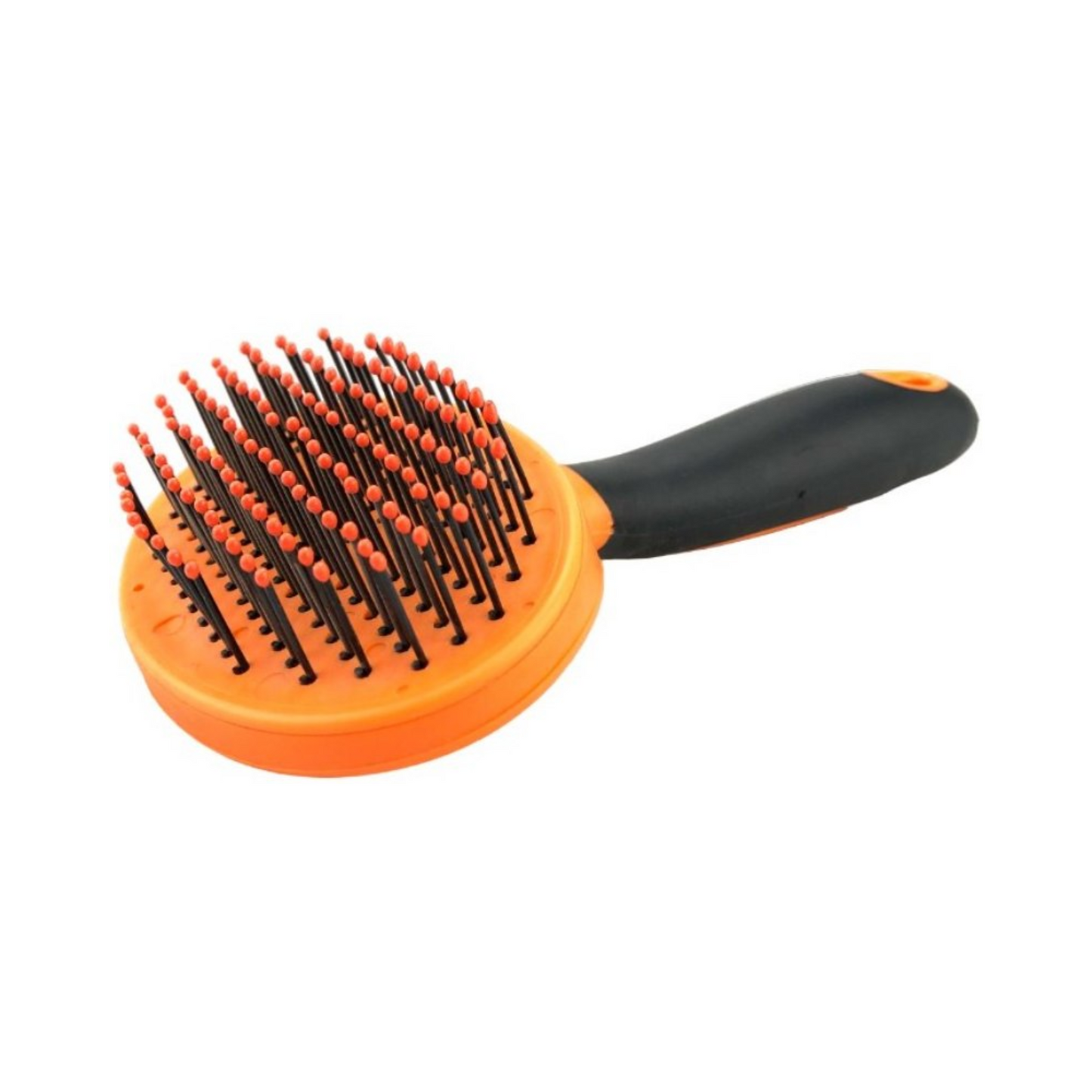 Pelu2 Cepillo para Mascotas de Nylon Mediano Color Naranja con Puntas Redondas