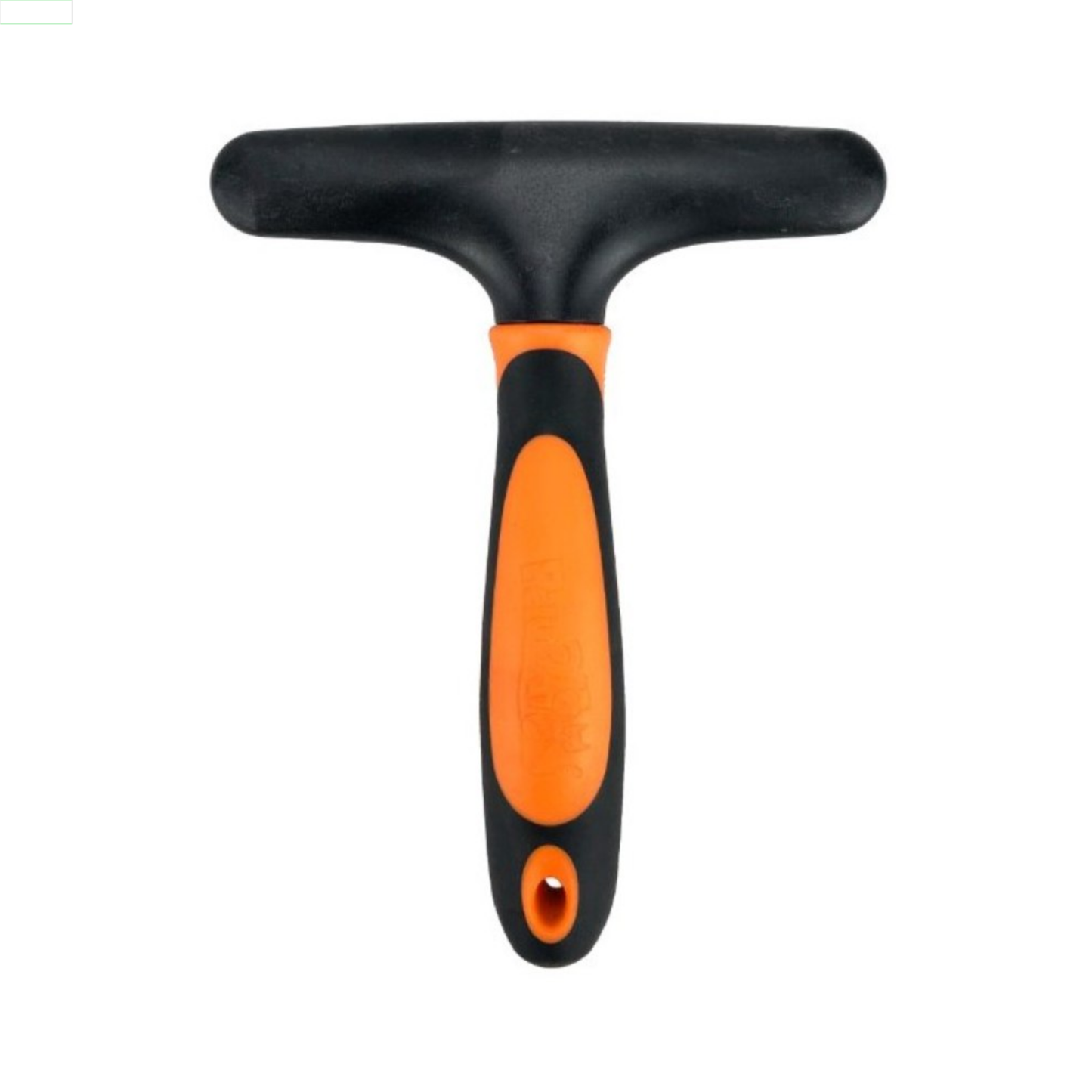 Pelu2 Deslanador Mediano con Dientes de Metal Color Negro con Naranja