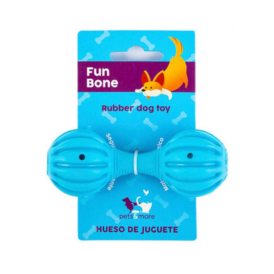 Pets&More Hueso de Juguete para Mascotas Color Azul Chico