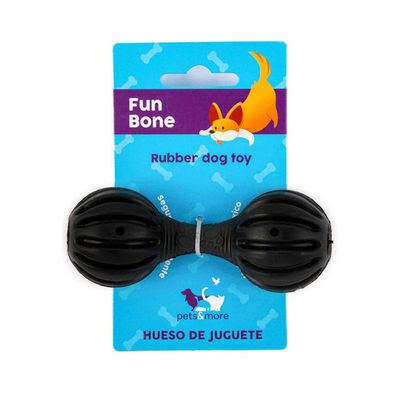 Pets&More Hueso de Juguete para Mascotas Color Negro Chico