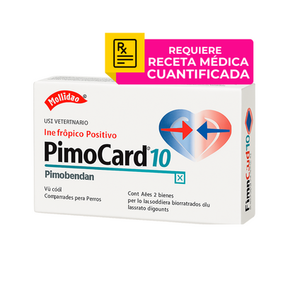PimoCard 10 Pimobendan 2 blísters con 10 comprimidos Holliday