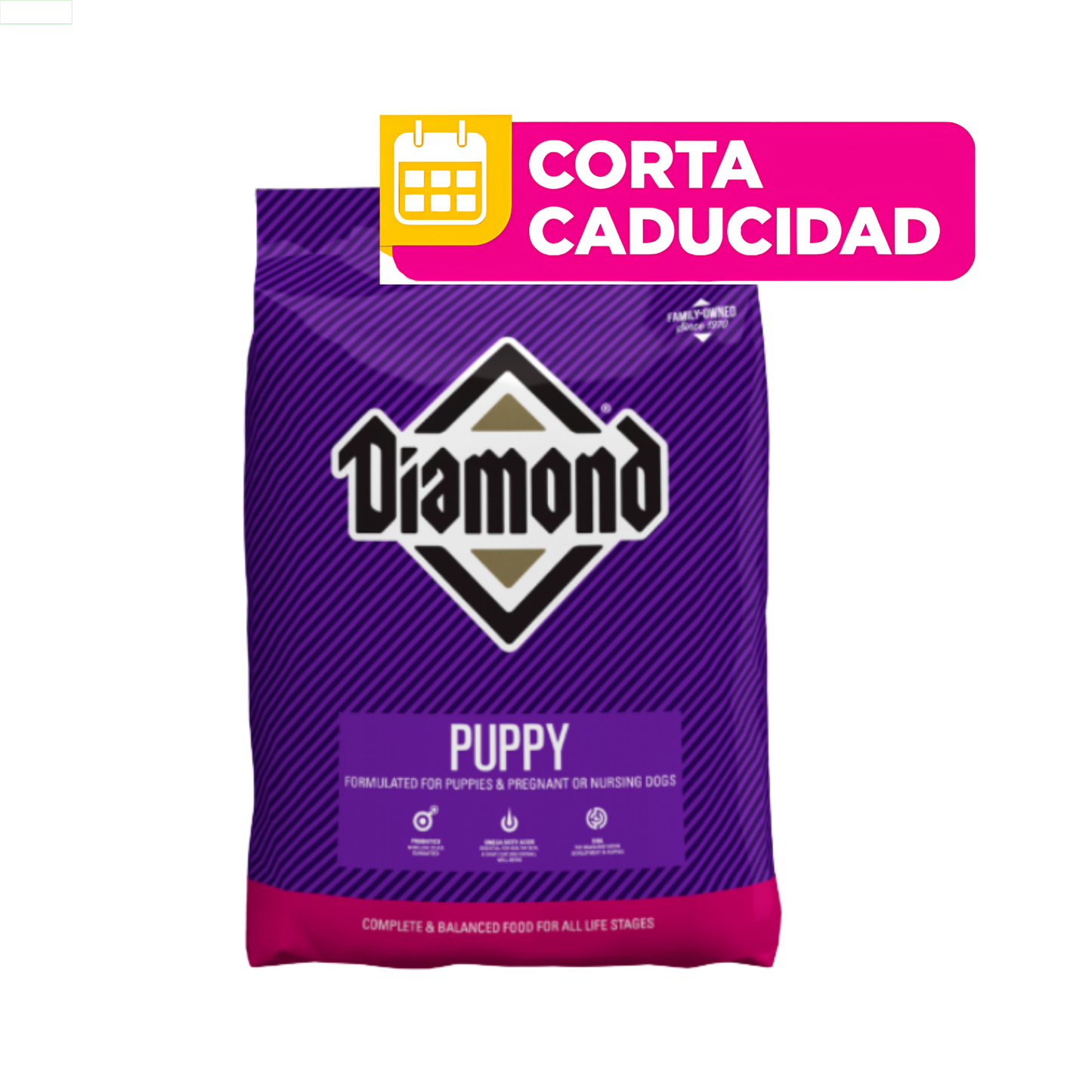 CORTA CADUCIDAD Diamond Premium Puppy 18.14 Kg.