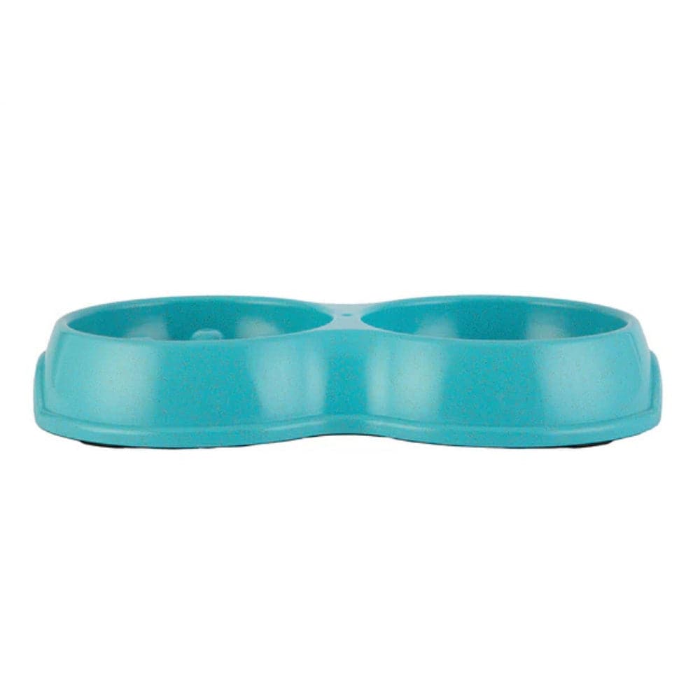 plato para perro come lento