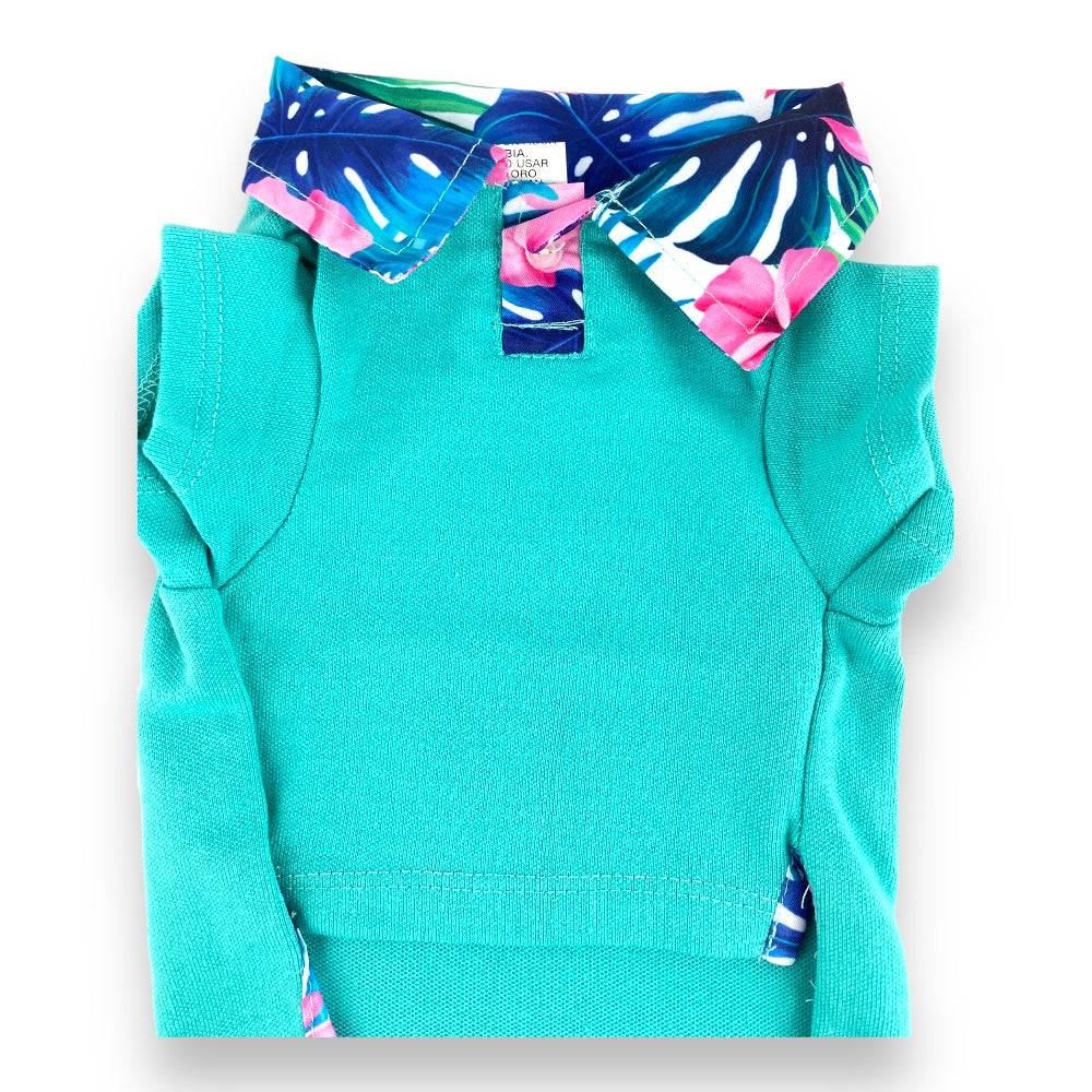 Playera Polo Bora Aqua Talla 5 - AniMALL