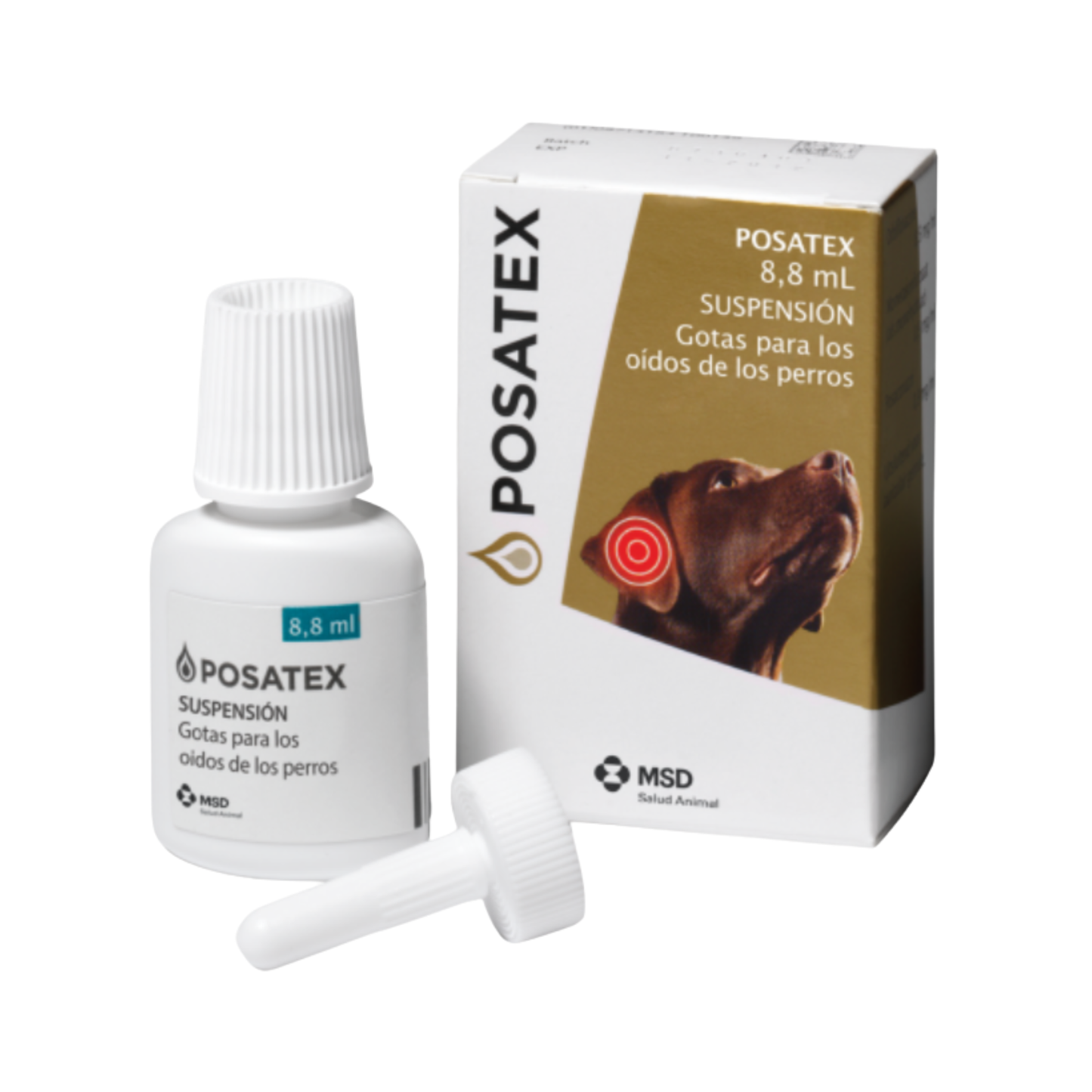 Posatex 8.8 ml Orbifloxacino mometazona y paraconazol MSD