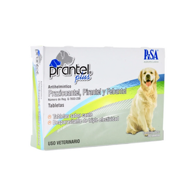 Prantel Plus Desparasitante Caja con 20 Tabletas