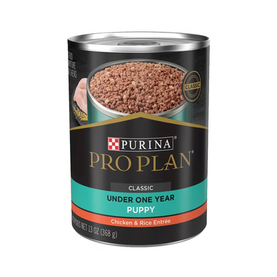 6 Latas Pro Plan Cachorro Pollo y Arroz 368 g