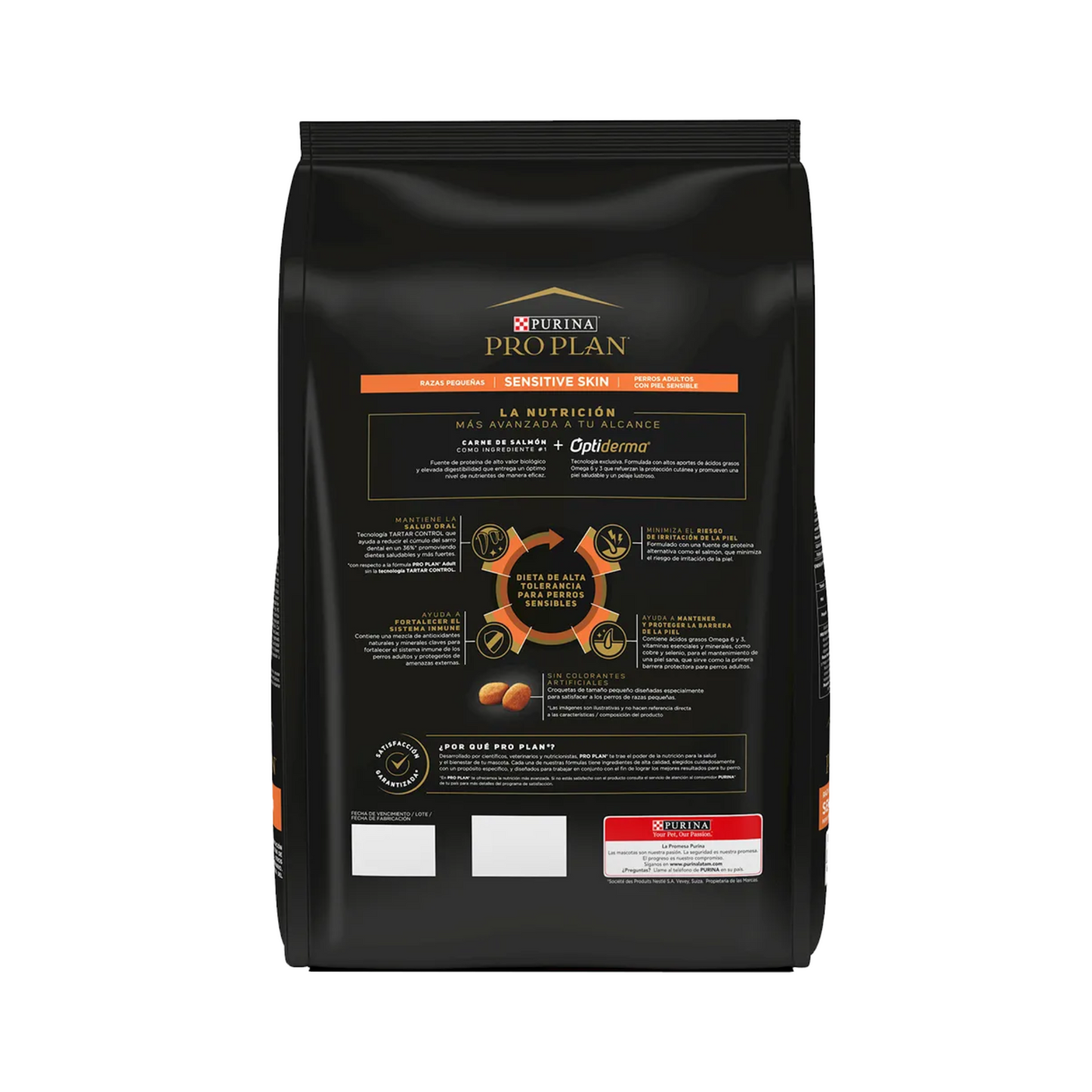 Pro Plan Sensitive Skin Adulto Raza Pequeña Con Optiderm 7.5 kg