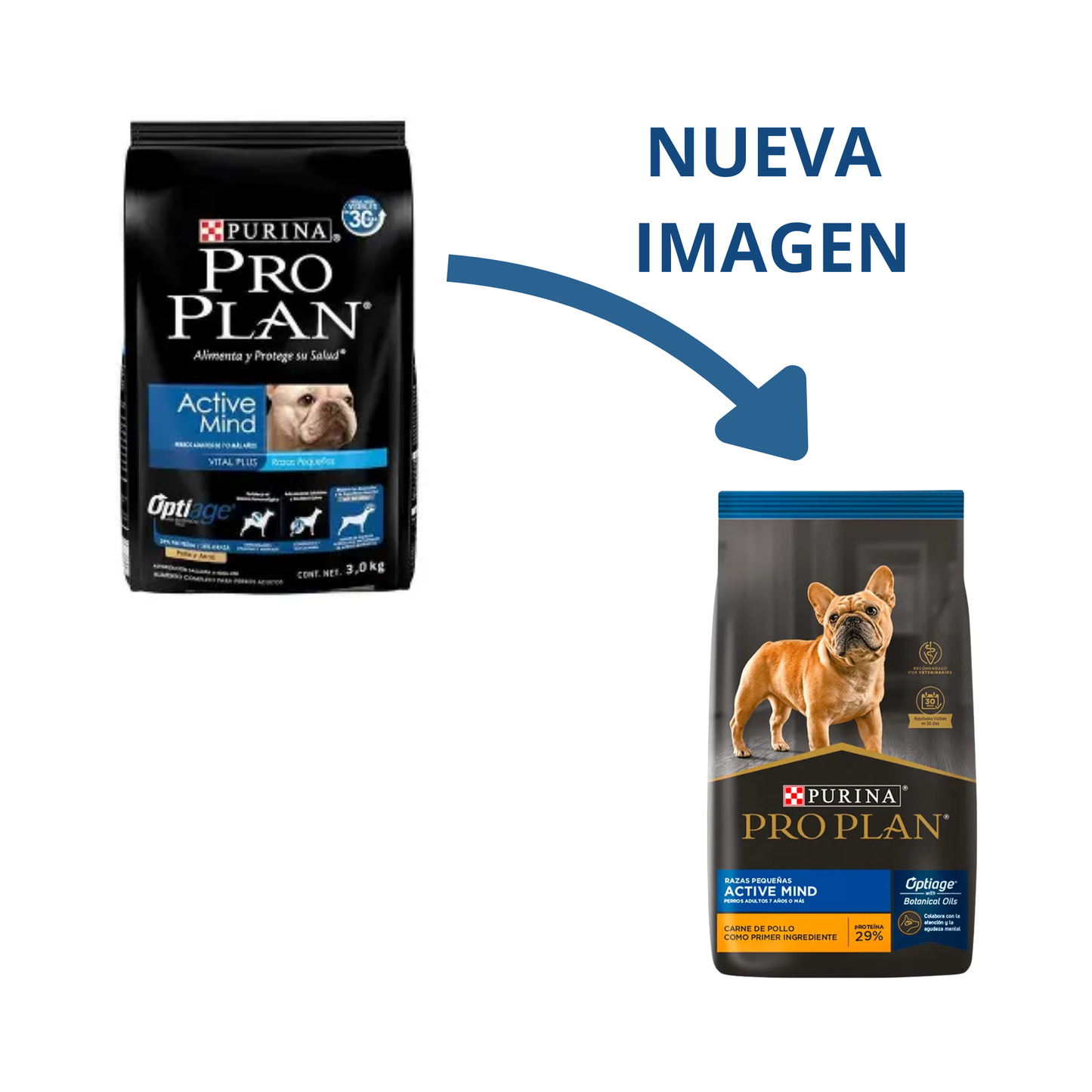 Pro Plan perro senior Raza Pequeña Active Mind Optiage 3 kg