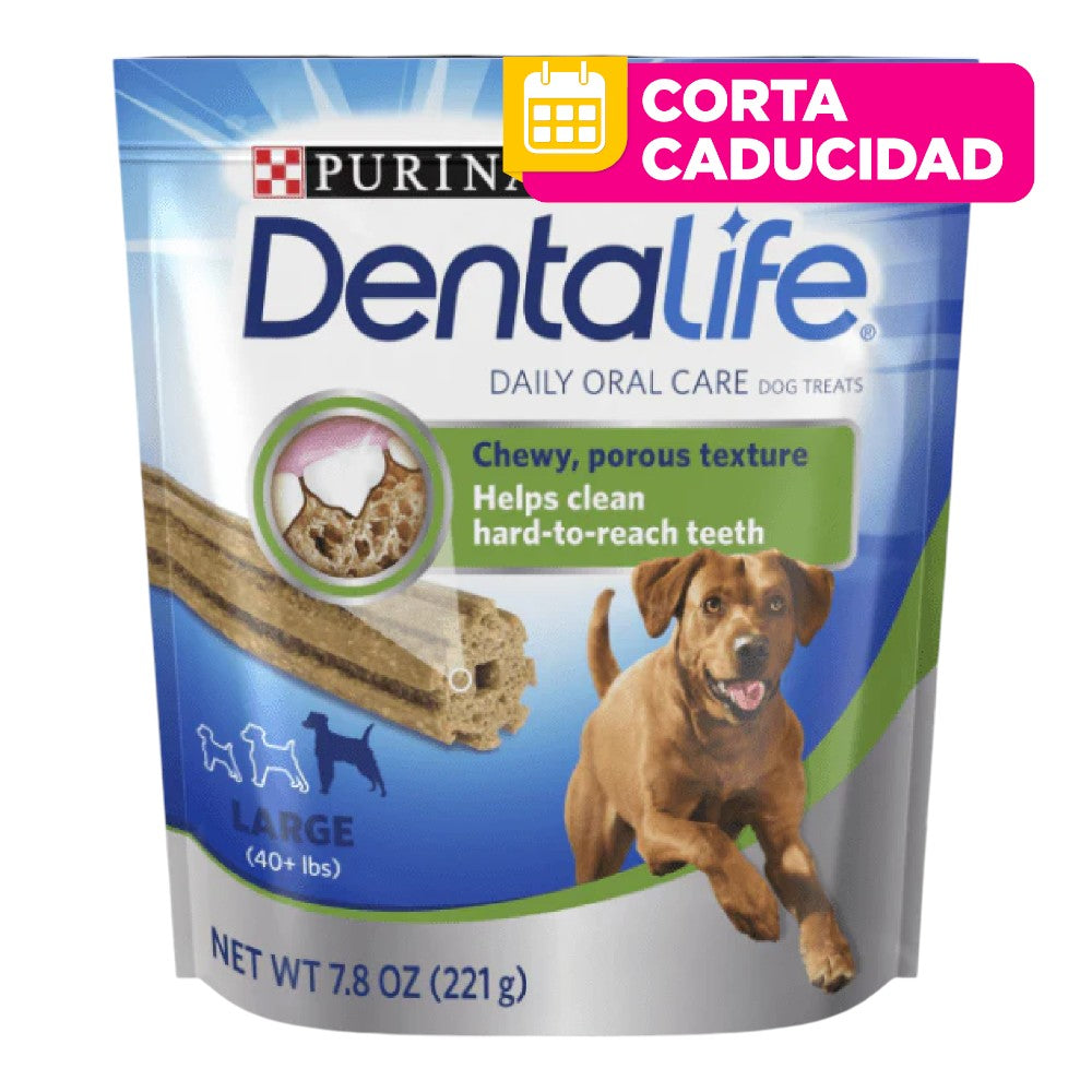 CORTA CADUCIDAD Purina Snacks Dentalife Perro L 221 gr