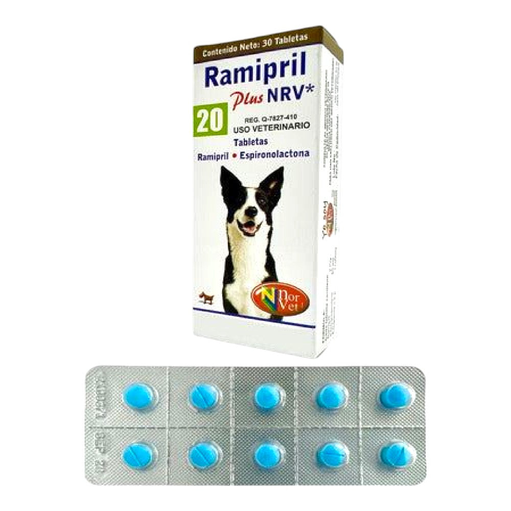 Ramipril Plus 20 NRV 30 Tabletas
