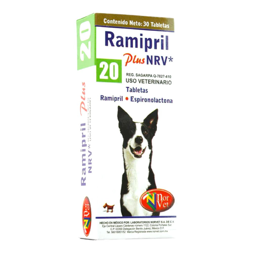 Ramipril Plus 20 NRV 30 Tabletas