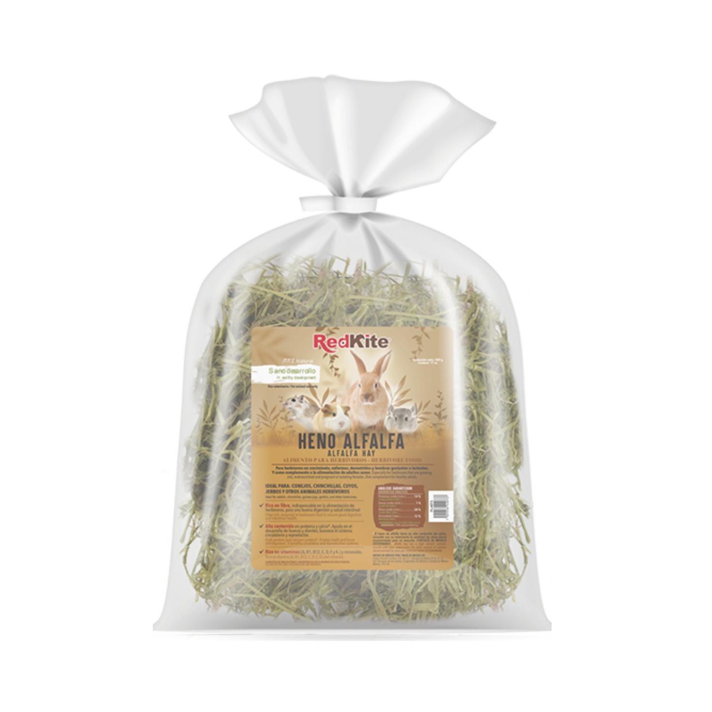 RedKite Heno de Alfalfa para Herbivoros 500 g