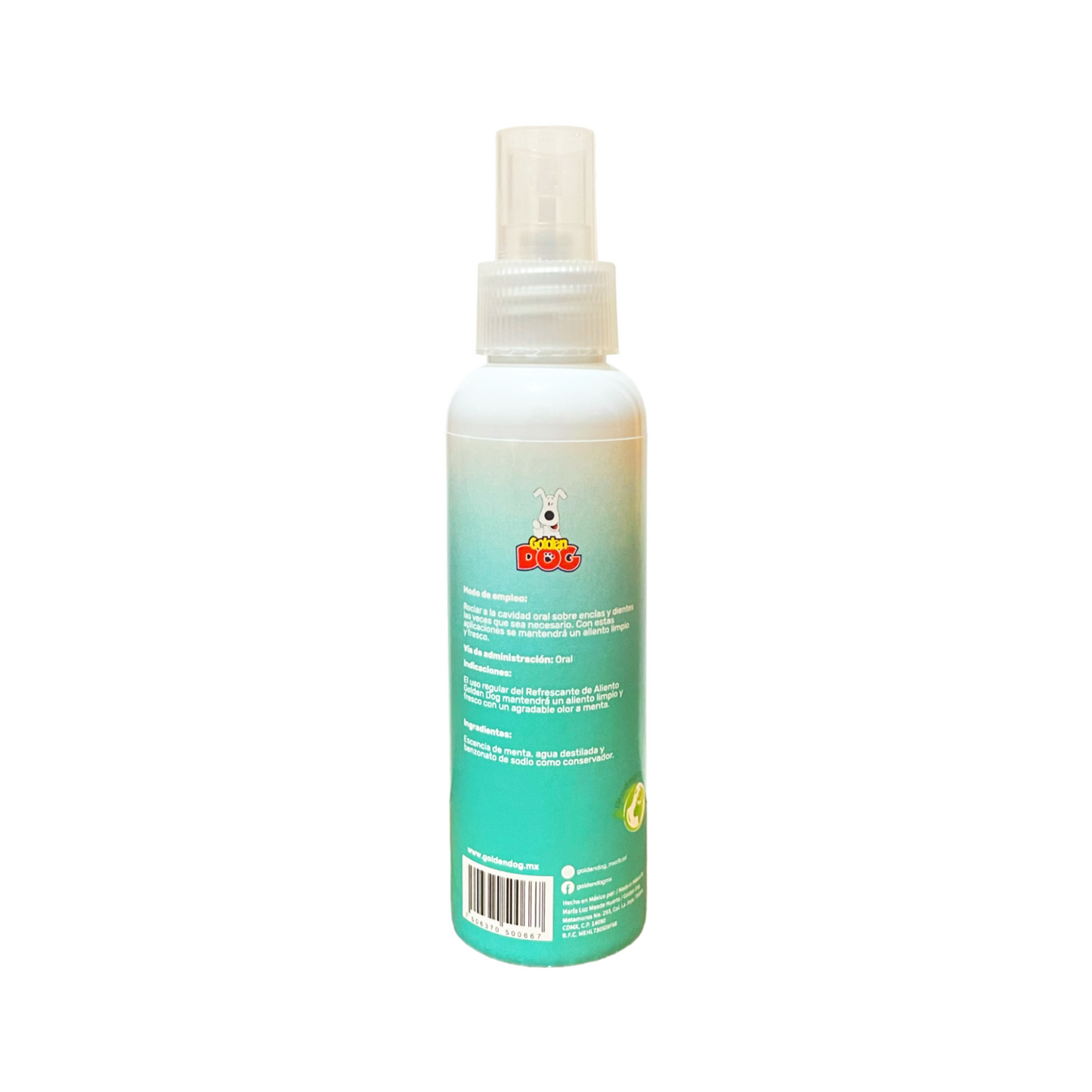 CORTA CADUCIDAD Refrescante de Aliento para Mascota 125 ml Golden Dog