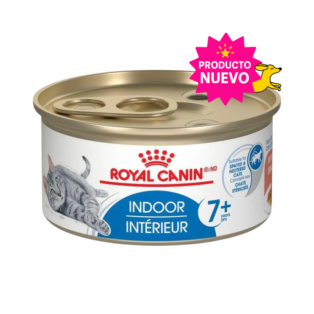 1 Lata de Alimento para gatos indoor Royal Canin 7 mas Morsels in Gravy 85 g
