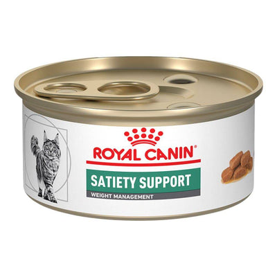 24 Latas Royal Canin Vet Satiety Support Felino 145 gr - AniMALL