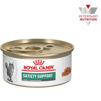 24 Latas Royal Canin Vet Satiety Support Felino 145 gr - AniMALL