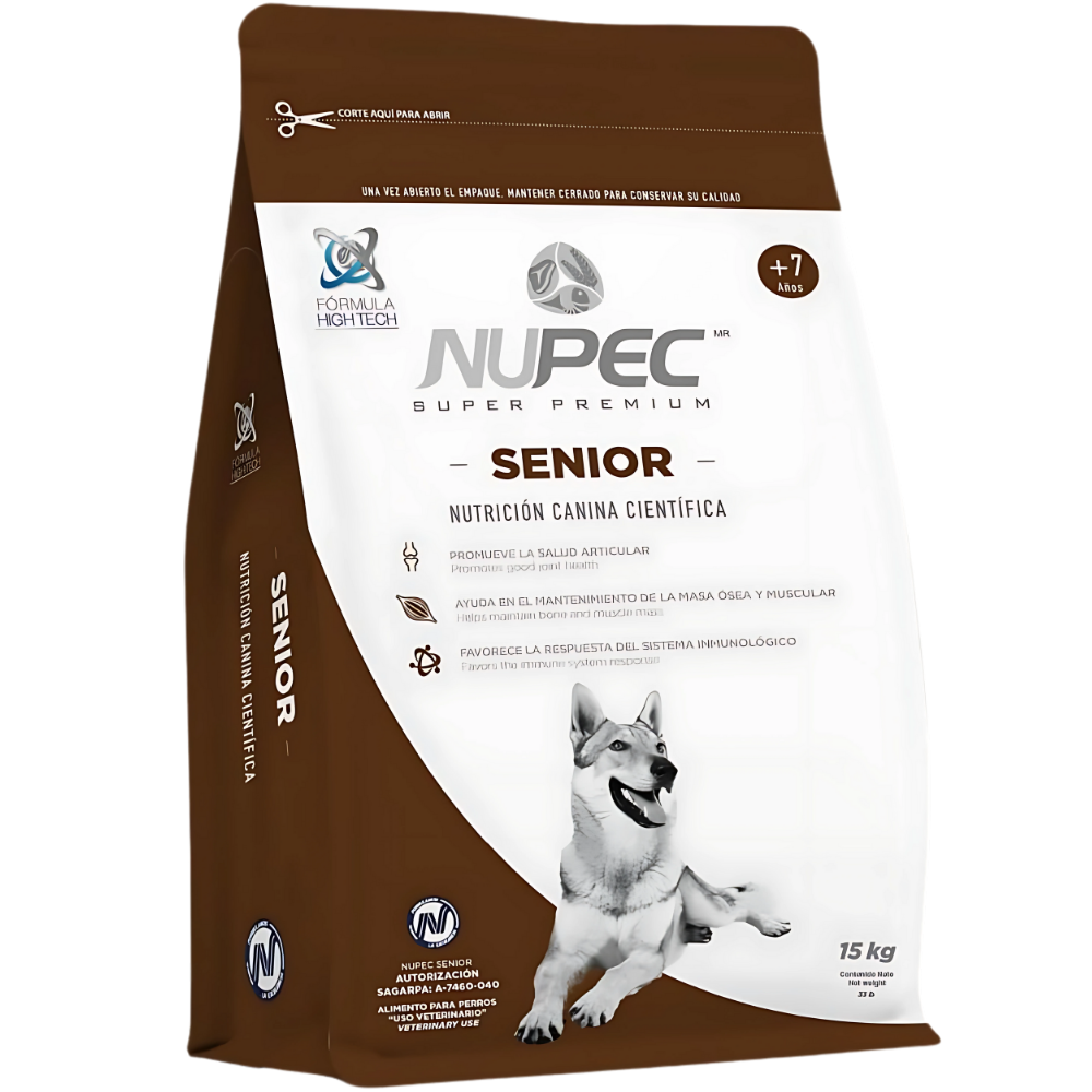 Nupec Perro Senior Razas Medianas 15 Kg