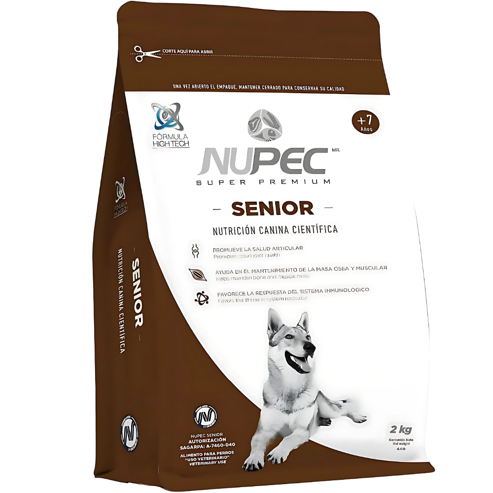 Nupec Perro Senior Raza Mediana y Grande 2 Kg