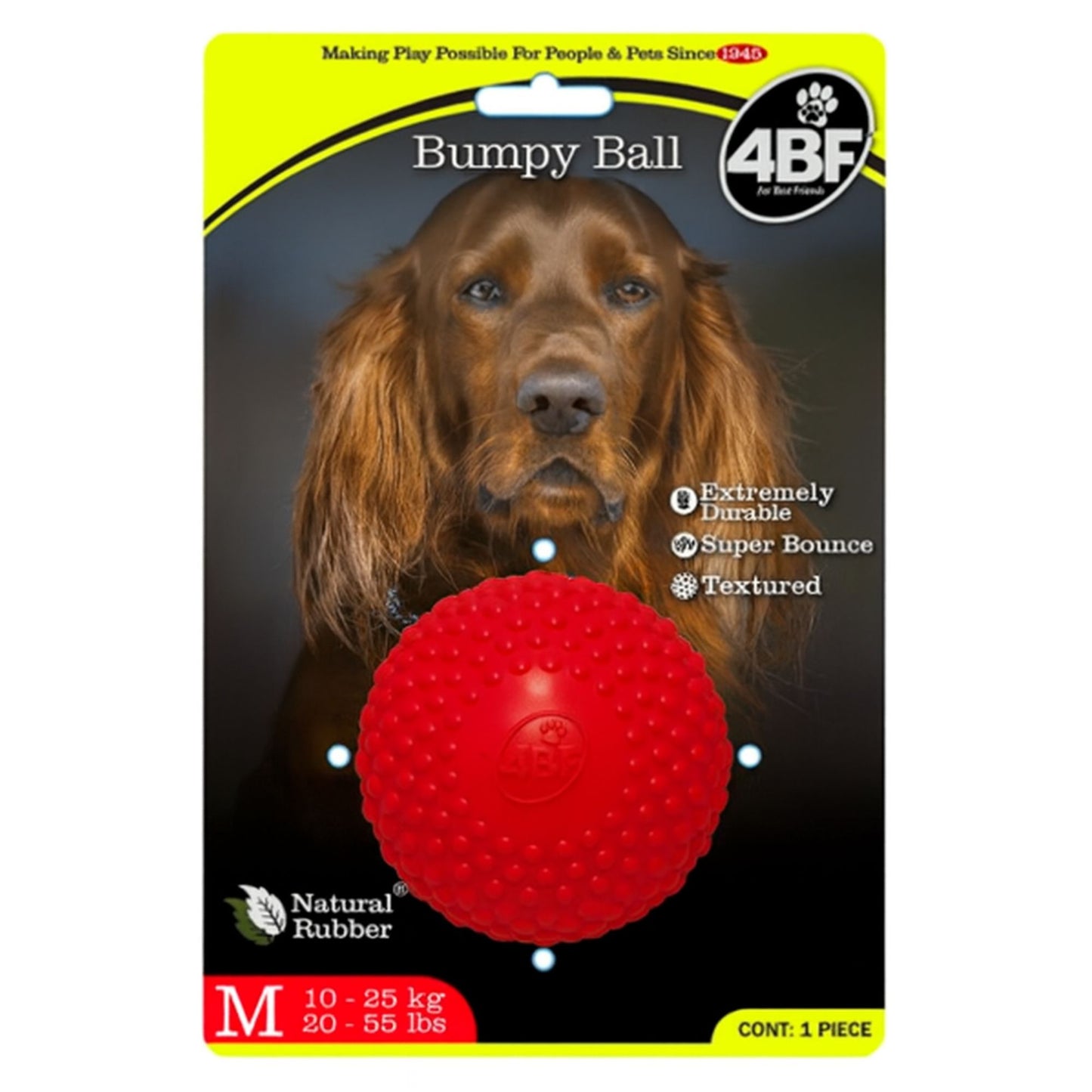 Pelotas para Perros Bumpy Ball  Rojo Med