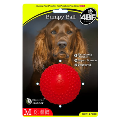 Pelotas para Perros Bumpy Ball  Rojo Med