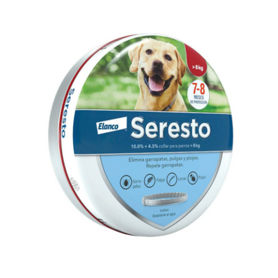 Seresto Collar Antipulgas y Garrapatas Perro Talla L Elanco