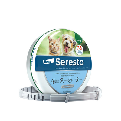 Seresto Collar Antipulgas y Garrapatas Perro y Gato Talla S Elanco