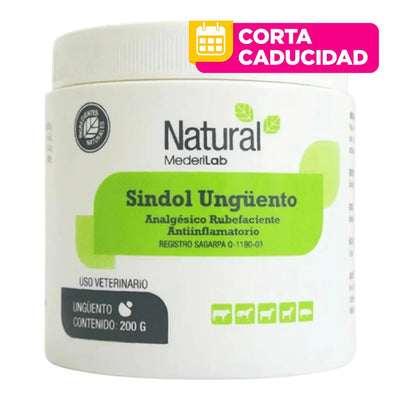 CORTA CADUCIDAD Sindol Ungüento Analgésico Antiinflamatorio 200 gr MederiLab