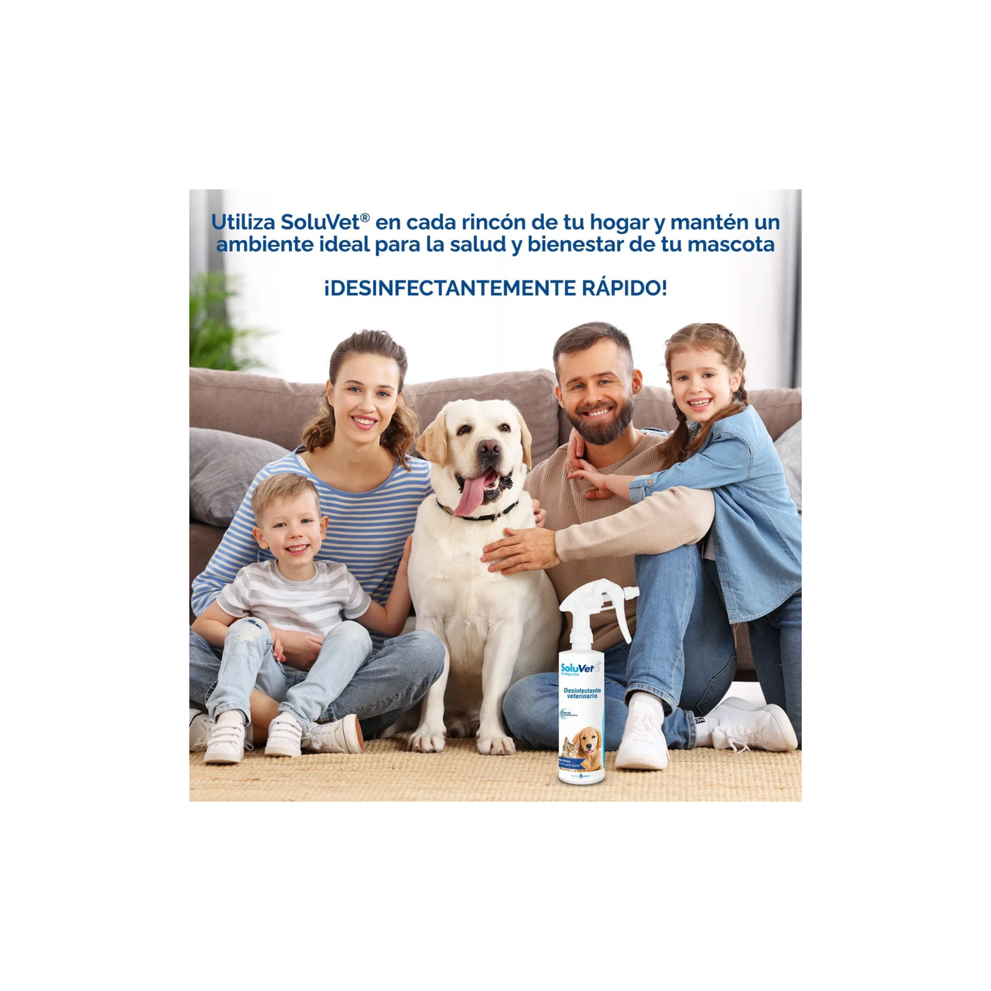 Soluvet Bio-Seguridad Desinfectante Veterinario Esteripharma 500 ml