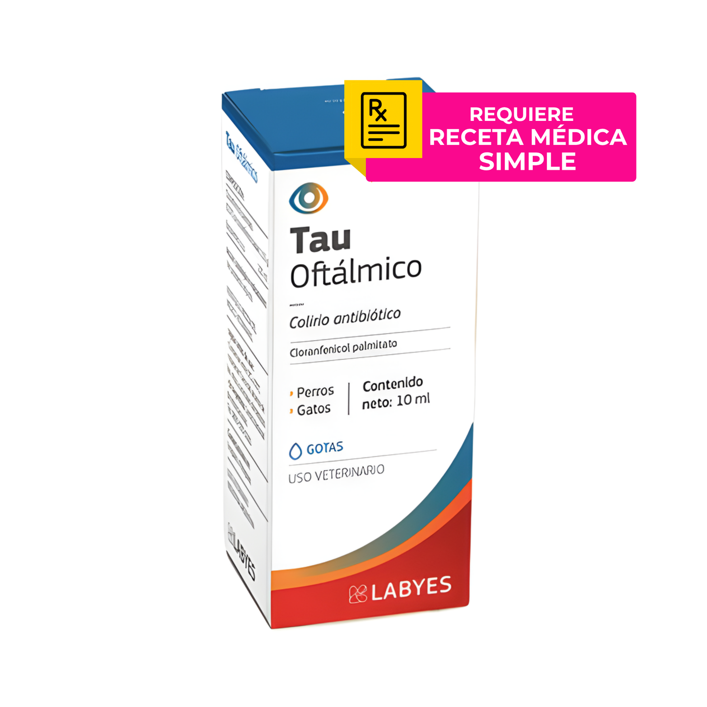 Tau Oftálmico Colorio Antib. 10 ml Labyes