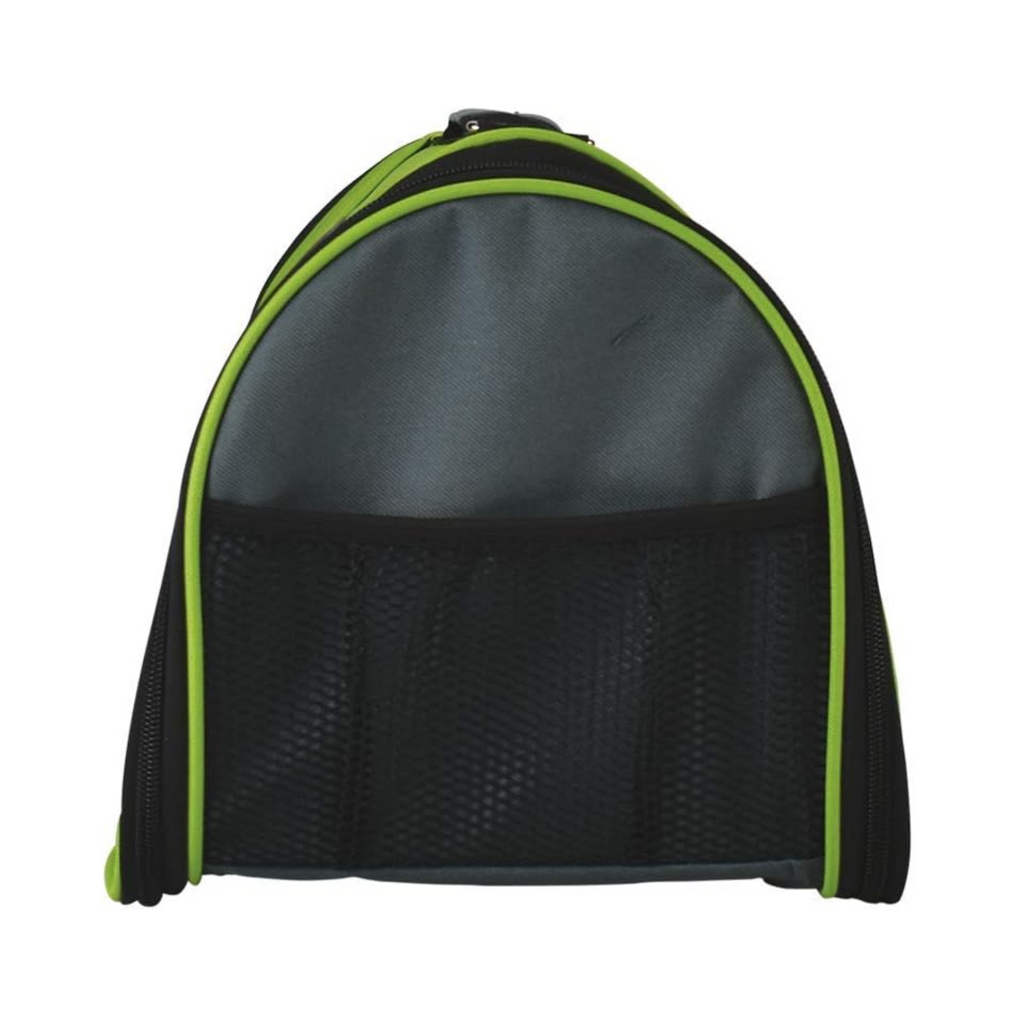 Fancy Pets Transportadora Fashion de Tela con Visera Verde Talla Mediana