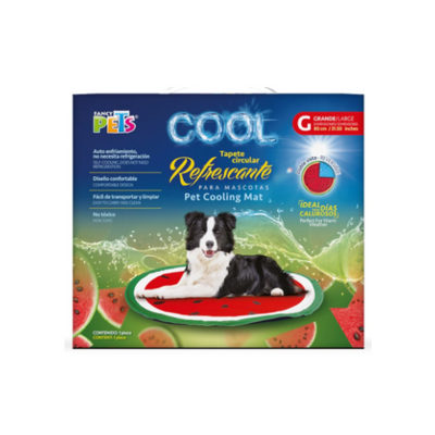 Tapete Refrescante para perros Circular Sandia GDE Fancy Pets