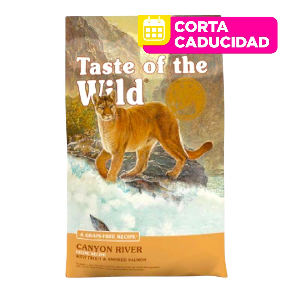 CORTA CADUCIDAD Taste Of The Wild Canyon River Feline Trucha y Salmón Ahumado 6.3 kg