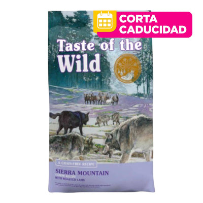 CORTA CADUCIDAD Taste of the Wild Sierra Mountain Canine Cordero Asado 6.3 Kg