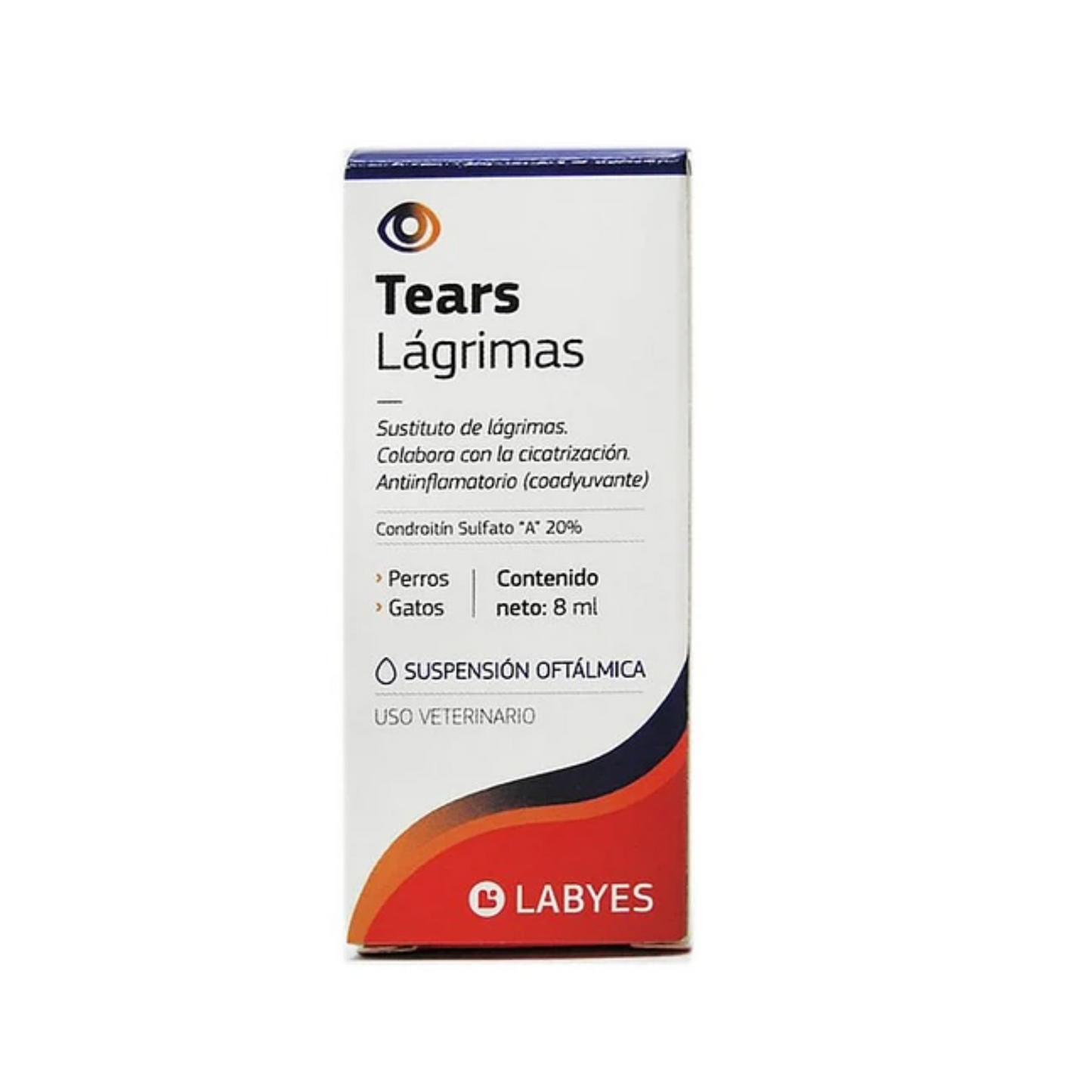 CORTA CADUCIDAD Tears Lágrimas Artificiales Cicatrizantes 8 Ml., Labyes