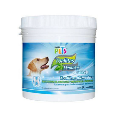Toallitas Dentales (80 Piezas), Fancy Pets