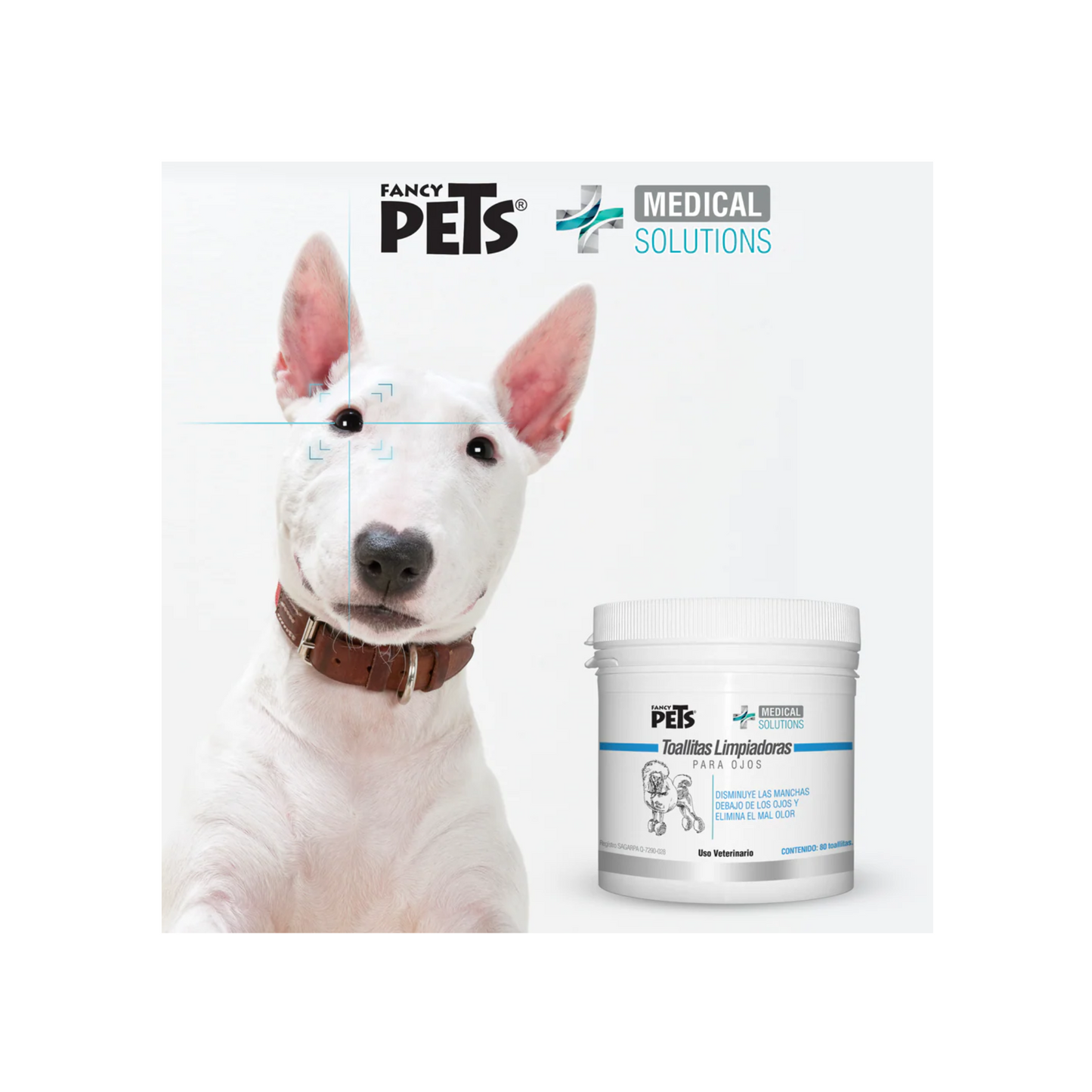 Toallitas Limpiadoras para Ojos (80 Piezas), Medical Solutions