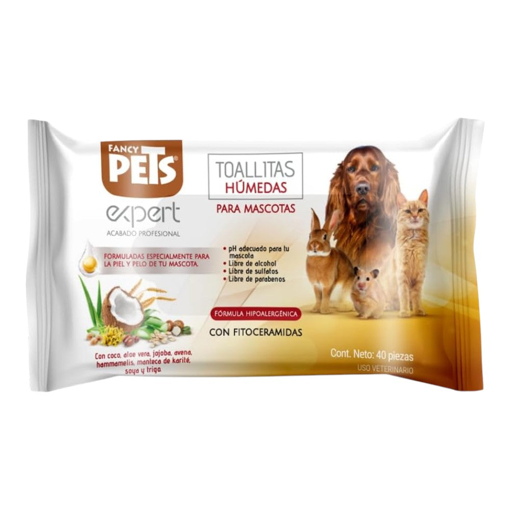 Toallitas humedas para perros