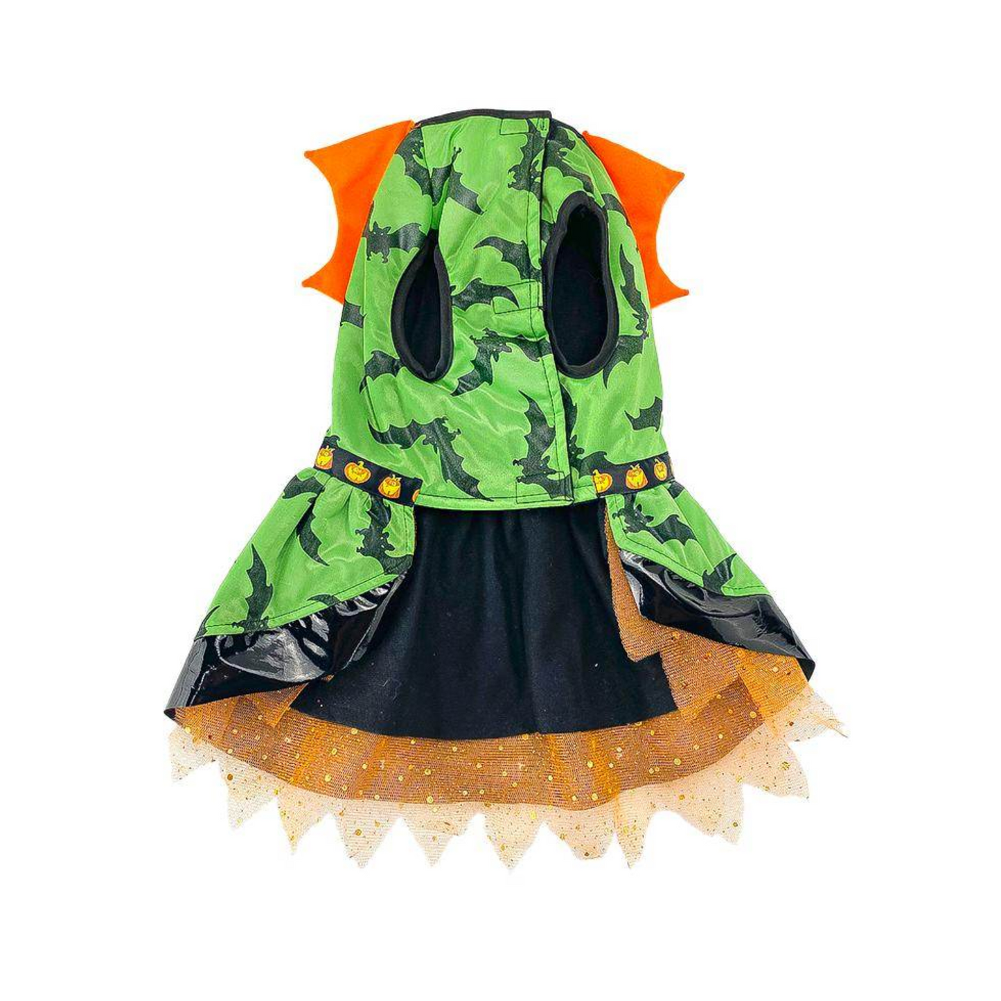 Toutmignon Vestido Color Verde con Murcielagos Talla 2