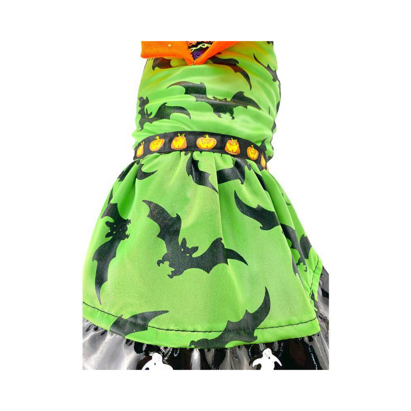 Toutmignon Vestido Color Verde con Murcielagos Talla 2