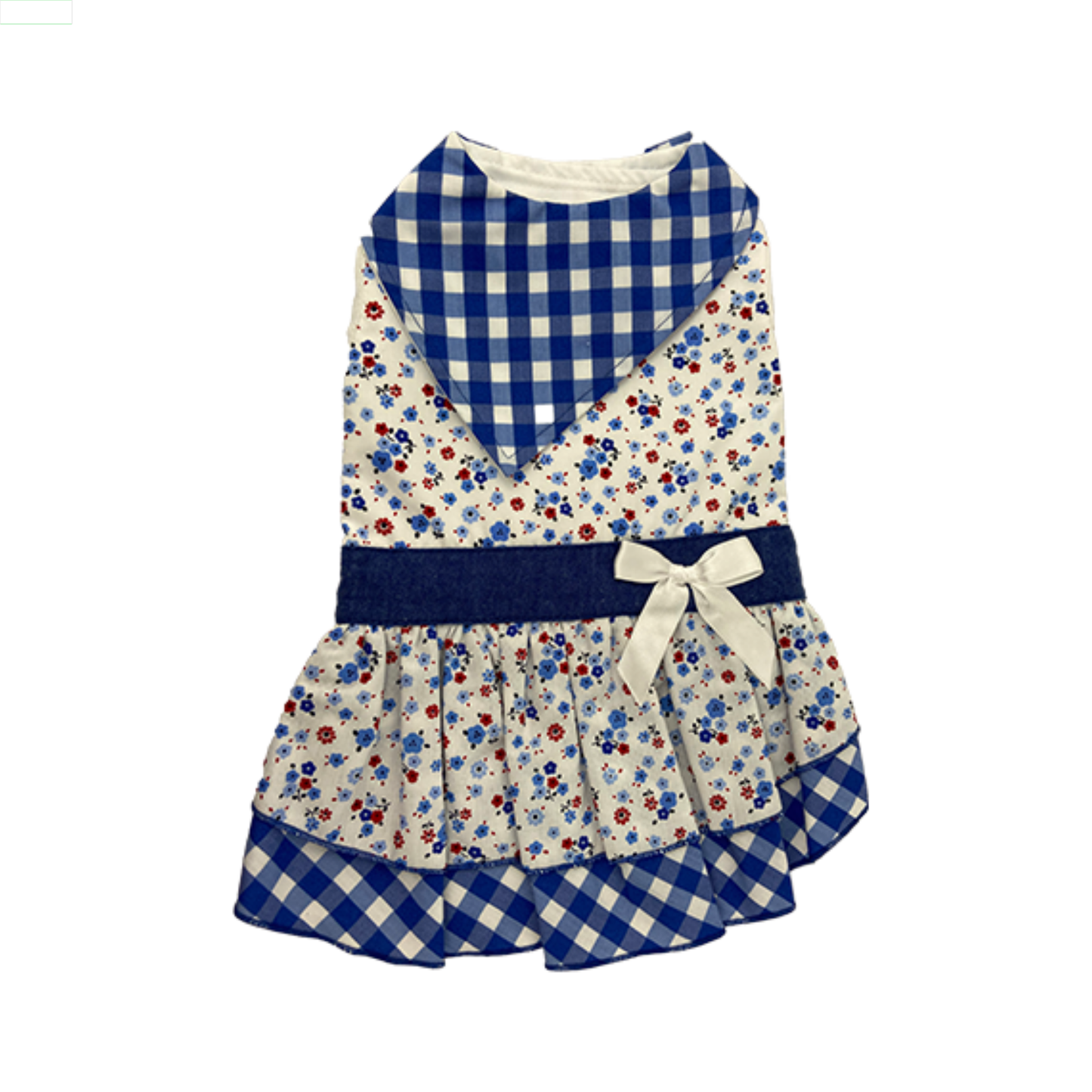 Toutmignon Vestido con Estampado de Cuadros y Flores Talla 3