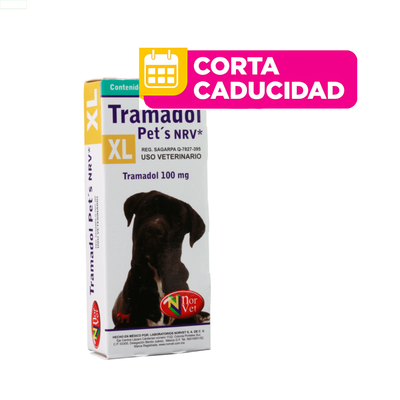 CORTA CADUCIDAD Tramadol Pets NRV XL 10 Tabletas Norvet